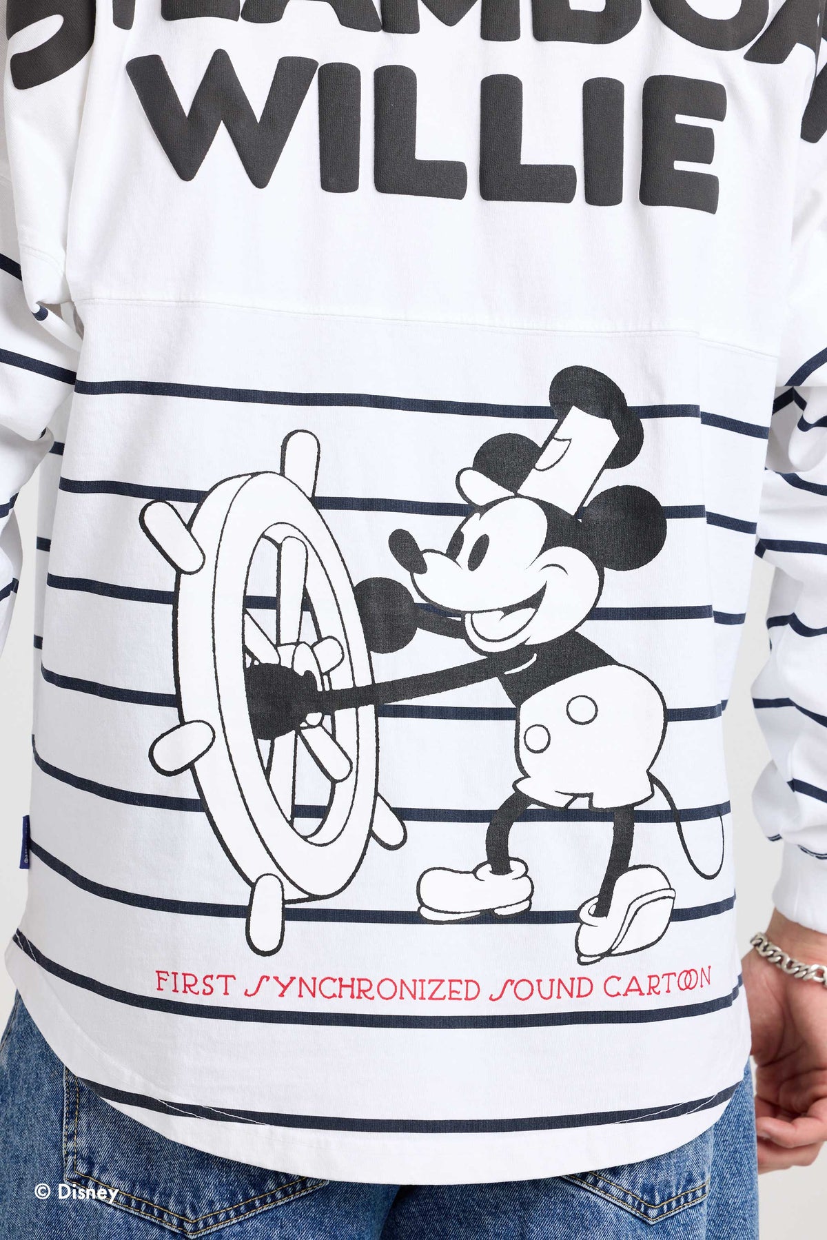 Disney's Steamboat Willie Feeder Stripe Spirit Jersey®