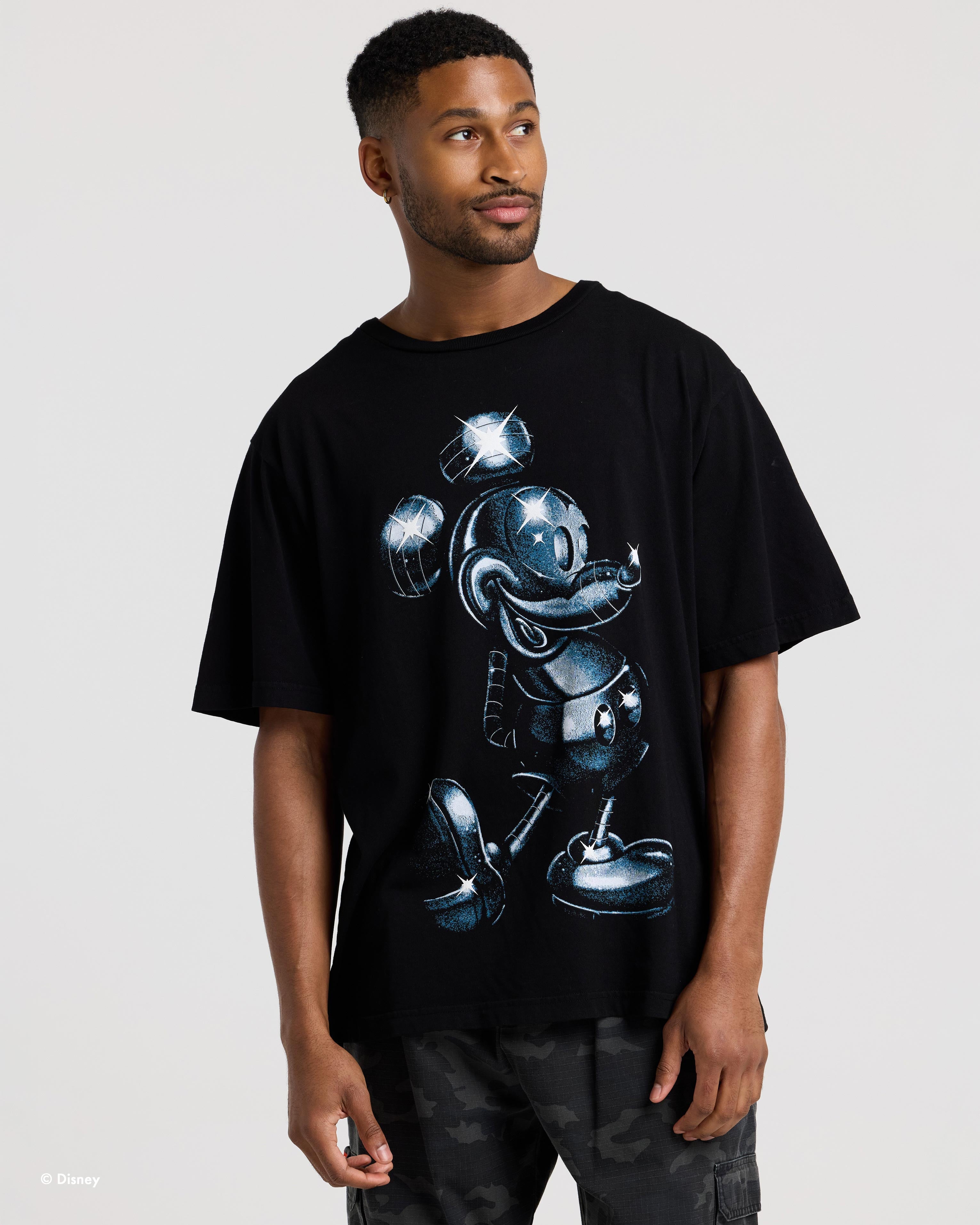 Disney's Mickey Mouse™ CHROME Overprint Relaxed Tee