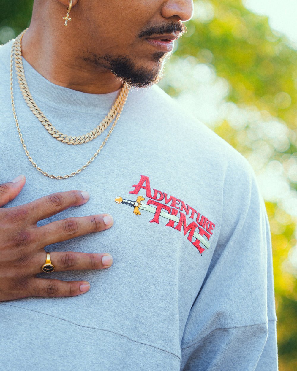 Adventure Time™️ Heather Grey Spirit Jersey® 4