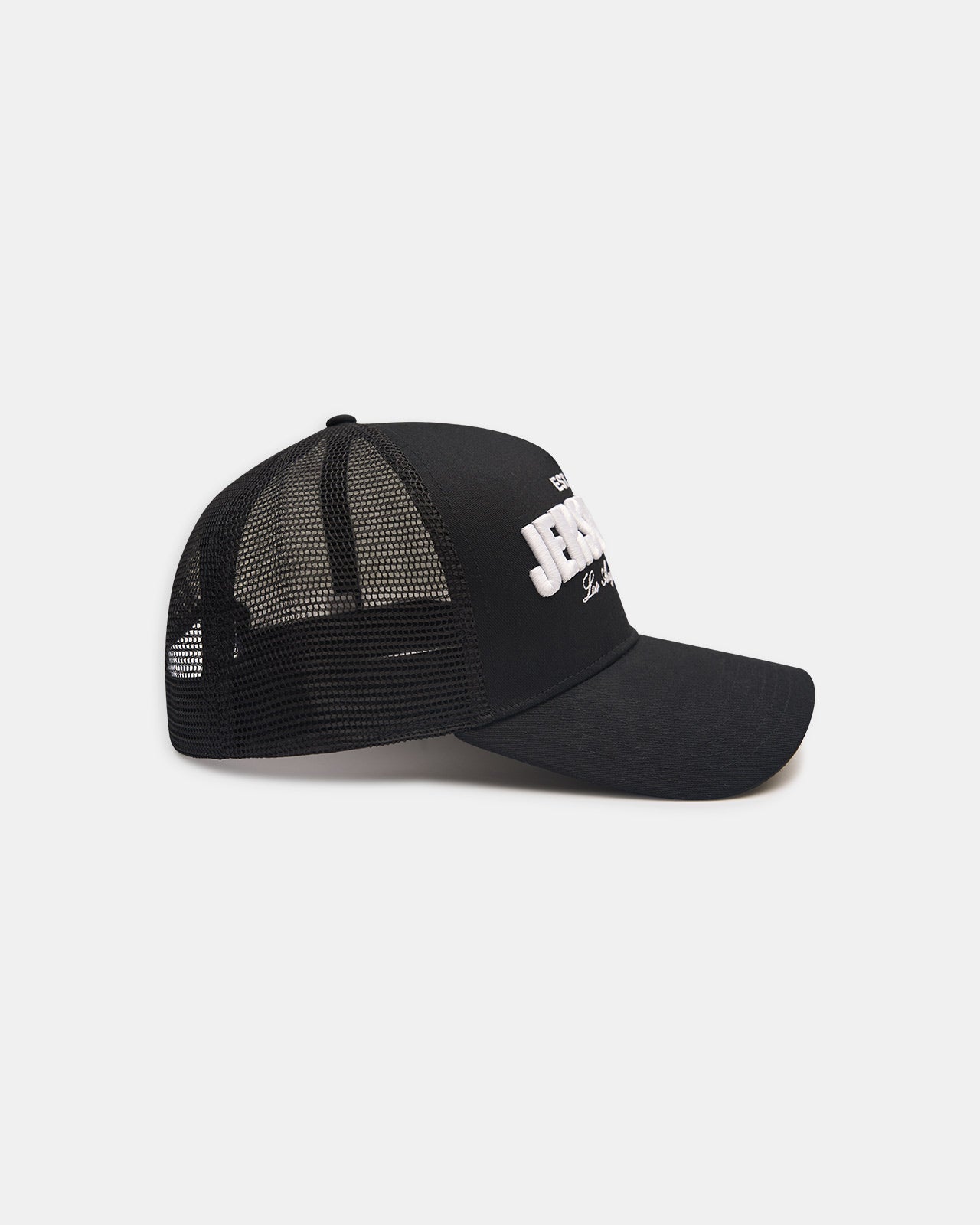 Black Jersey Club Trucker Hat 2