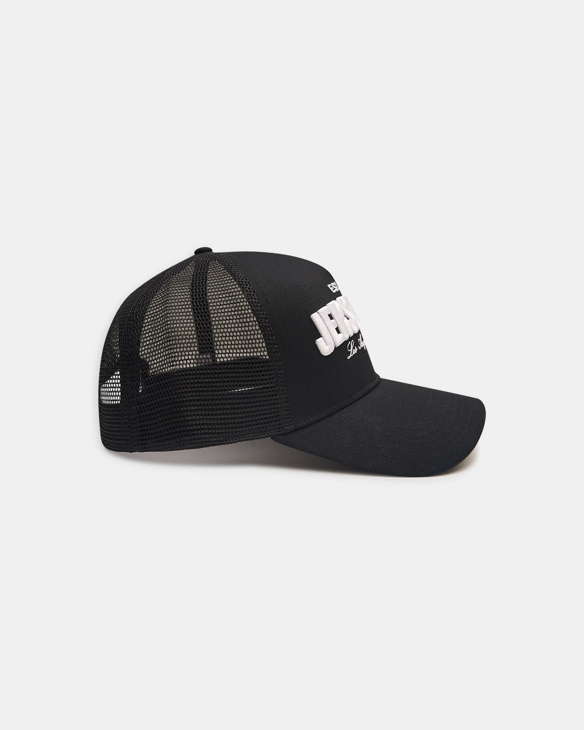 Black Jersey Club Trucker Hat 2