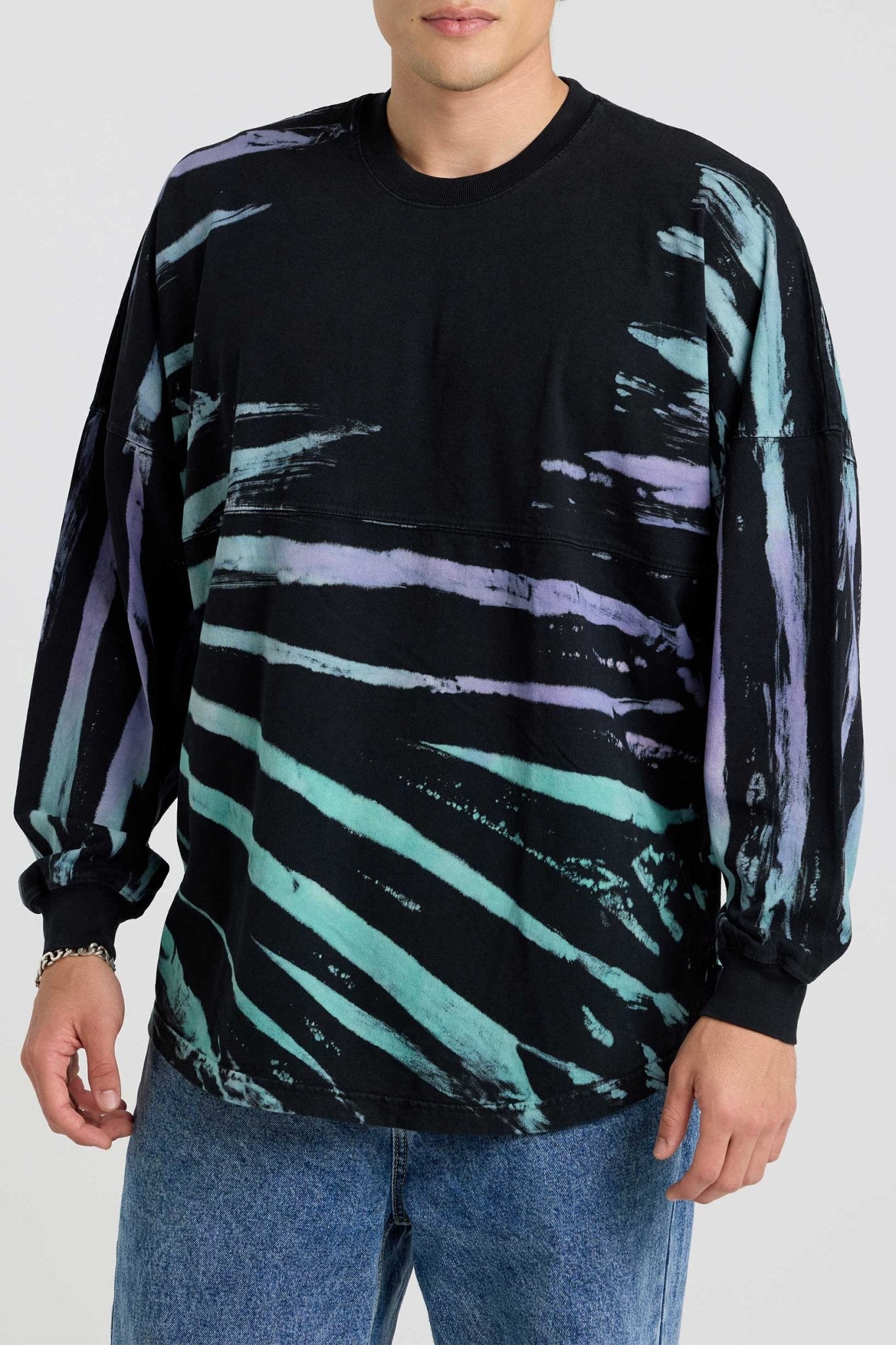 Bright Side Spiral Offset Tie Dye Spirit Jersey® 1