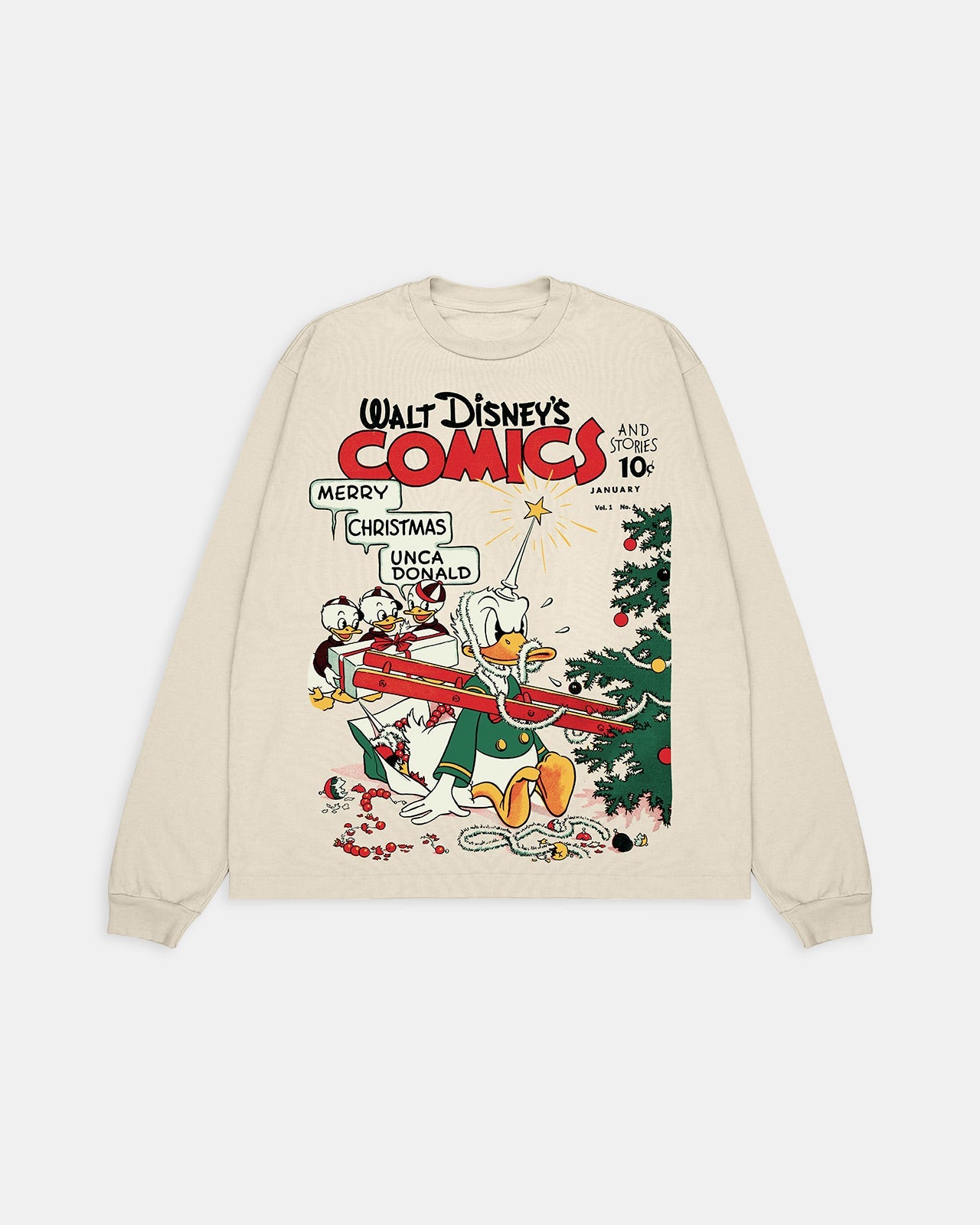 Disney's Donald Duck™ Good Spirit Crew Long Sleeve Tshirt 1