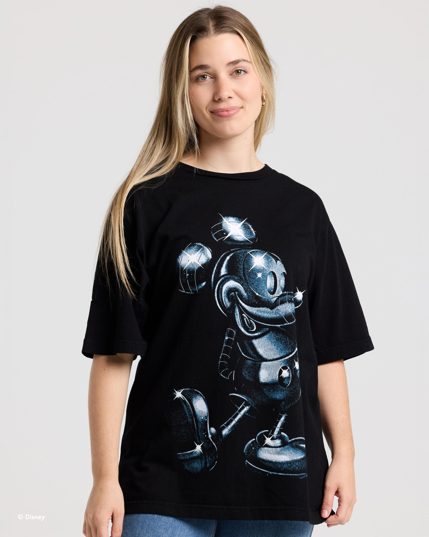 Disney's Mickey Mouse™ CHROME Overprint Relaxed Tee 5