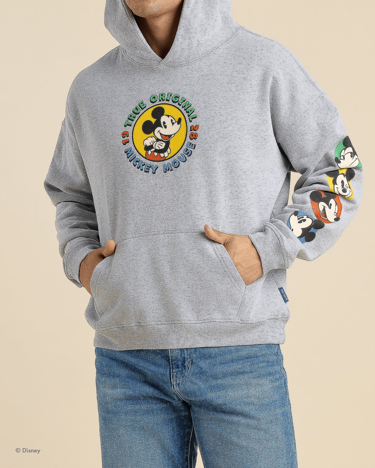 Disney's The Original Mickey Mouse Fleece Pullover Hoodie 6