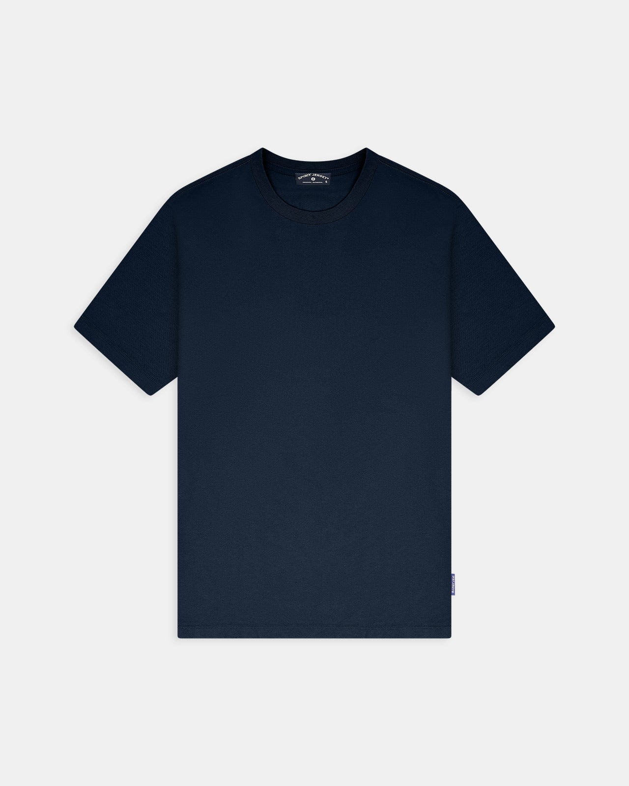 Everyday Short Sleeve Basic Tee in Deep Indigo 2