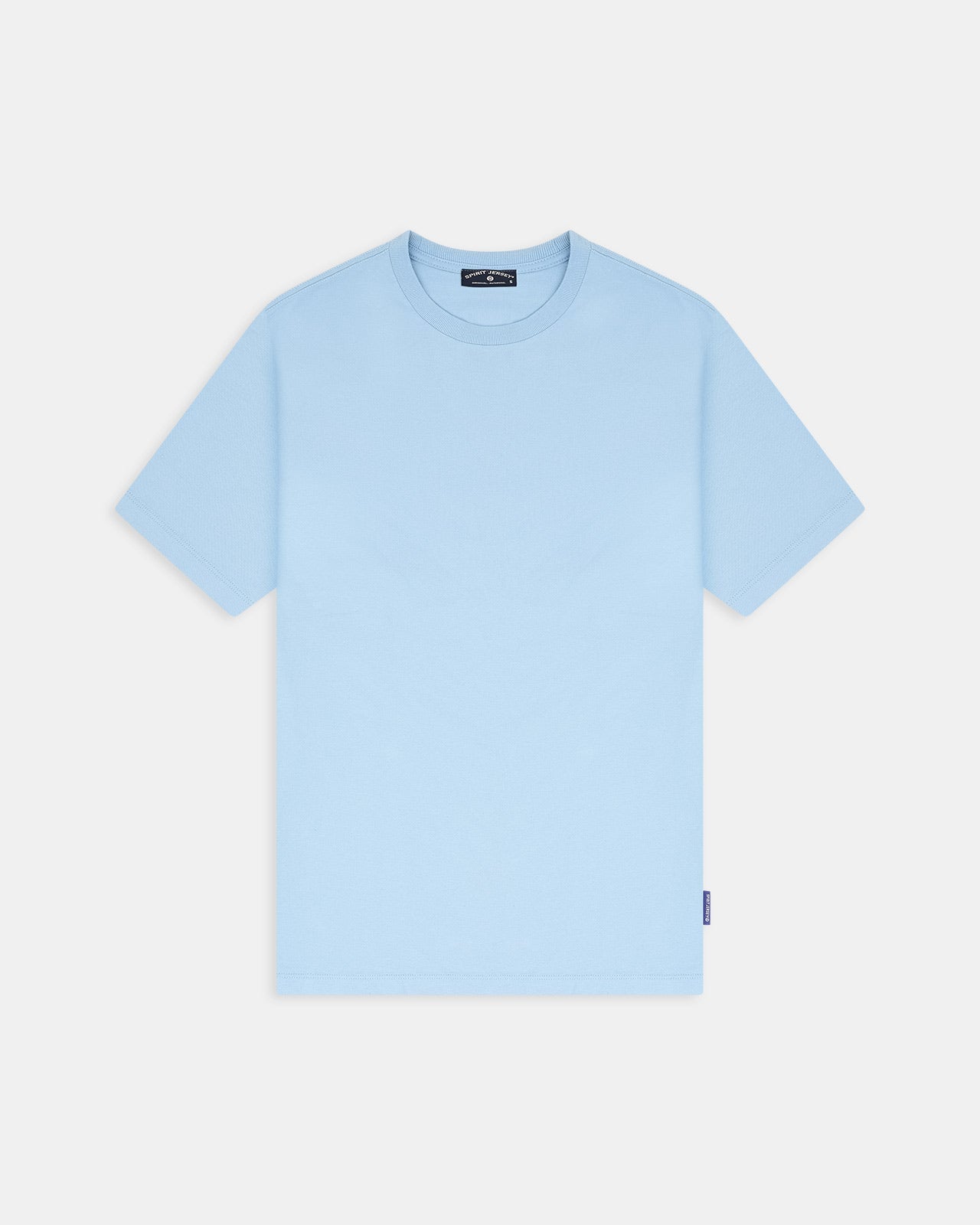 Everyday Short Sleeve Basic Tee in Ice Blue 1