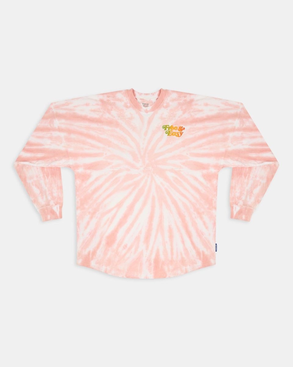 Free & Easy, Venice Beach Crystal Coral Tie Dye Classic Spirit Jersey® 3