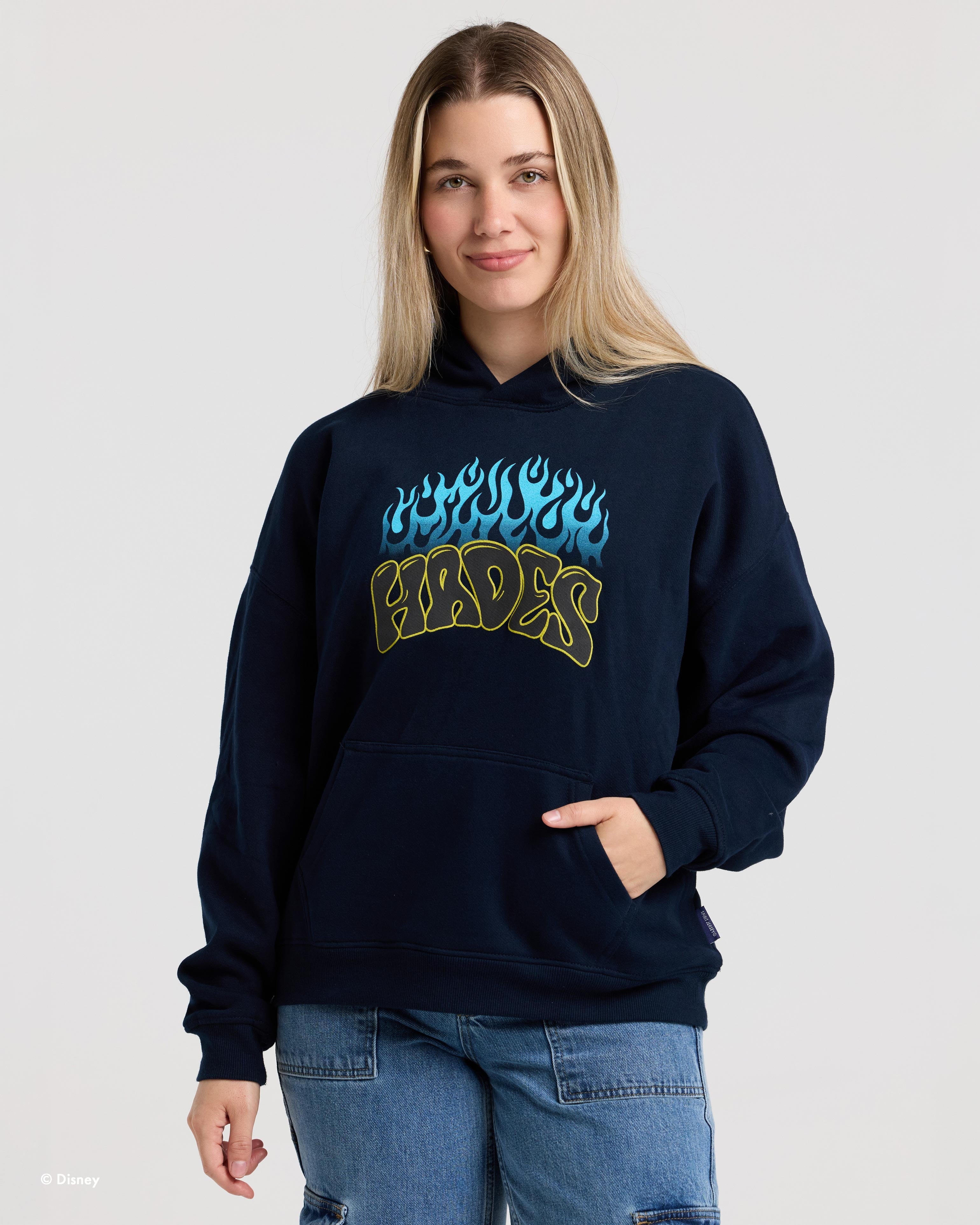 Hades, Warmed Up Disney Villains Spirit Jersey® Fleece Pullover Hoodie 1