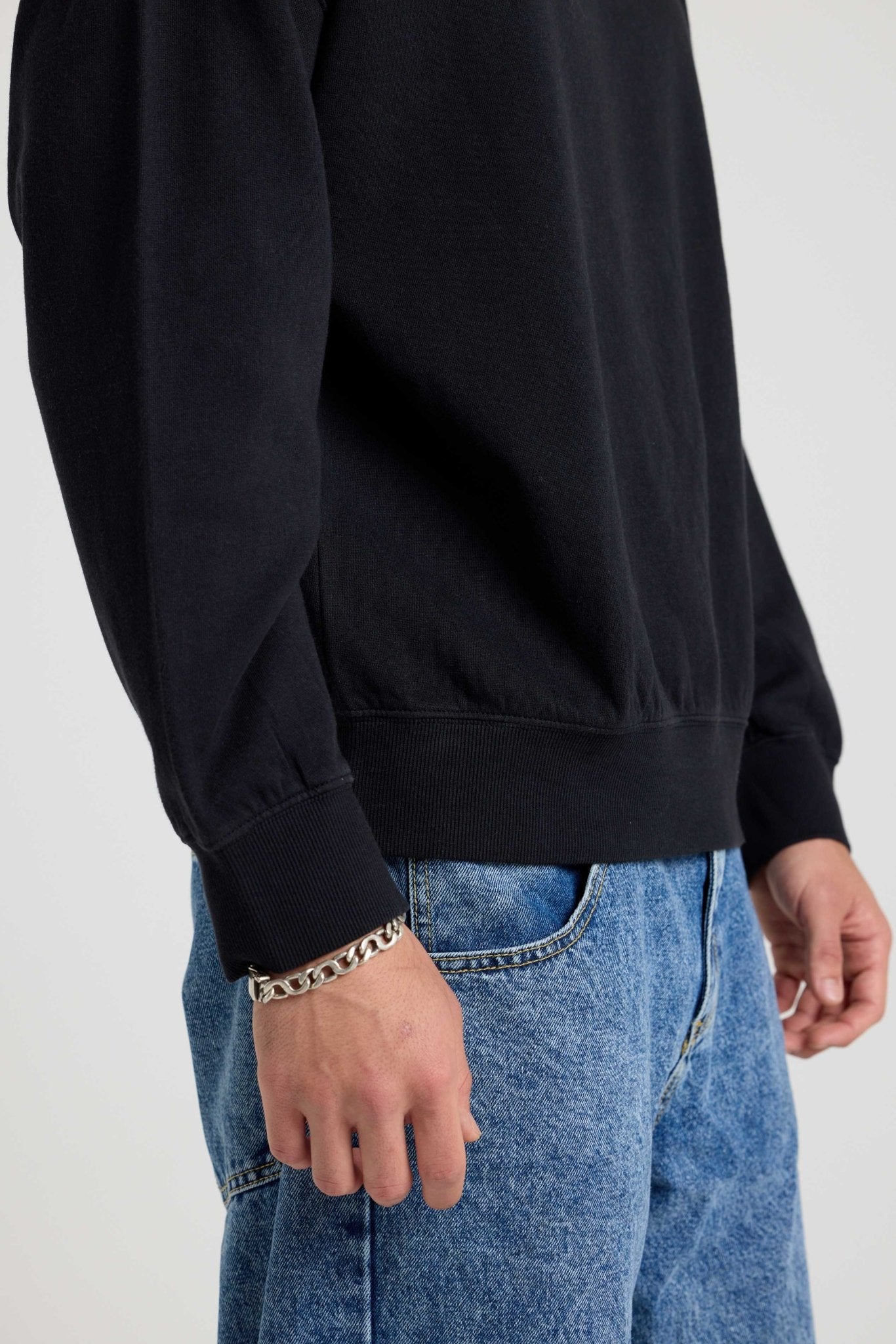 Sustainable Fleece Crew Neck Pullover Sweatshirt 3