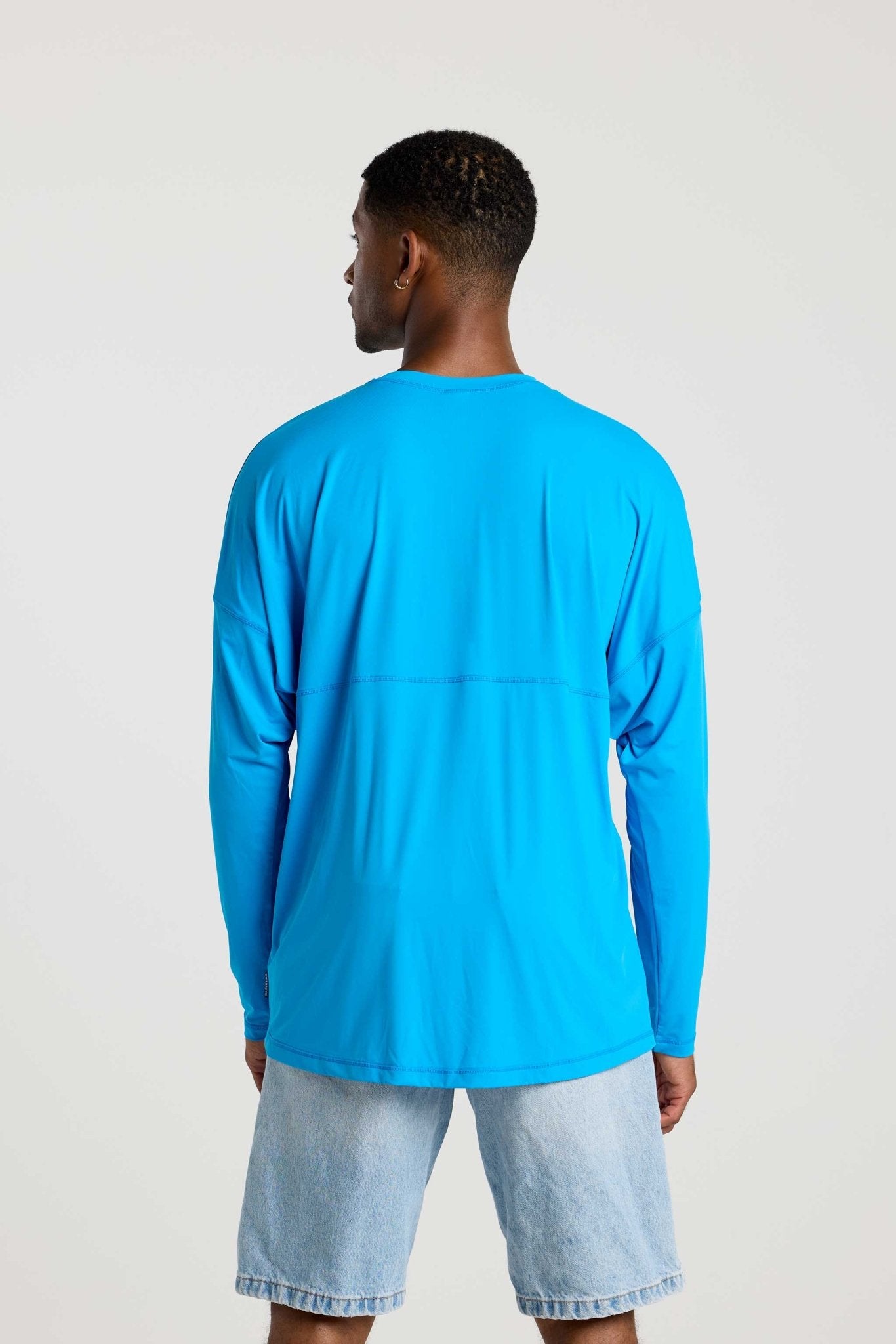 Tidepool Turquoise Aqua Rash Guard UPF 50 Swim Shirt Spirit Jersey® 4