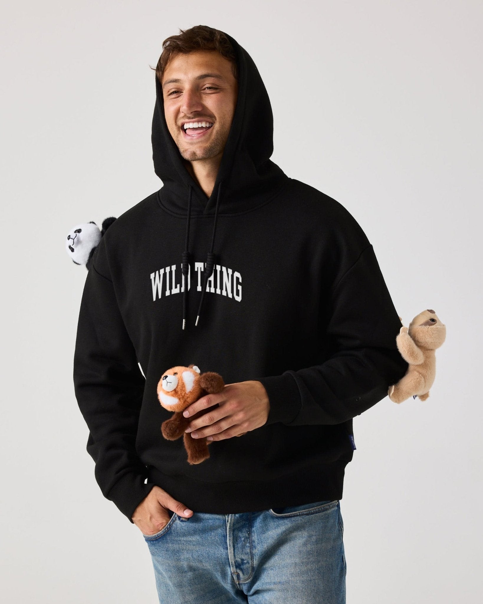 Wild Thing Cuddle Crew Snap Fleece Pullover Hoodie 3