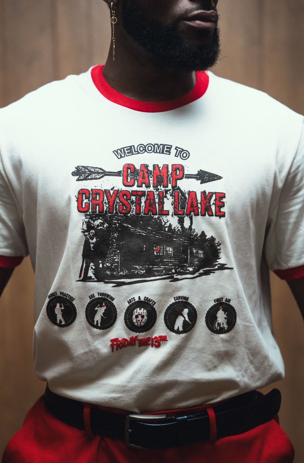 Front print detail