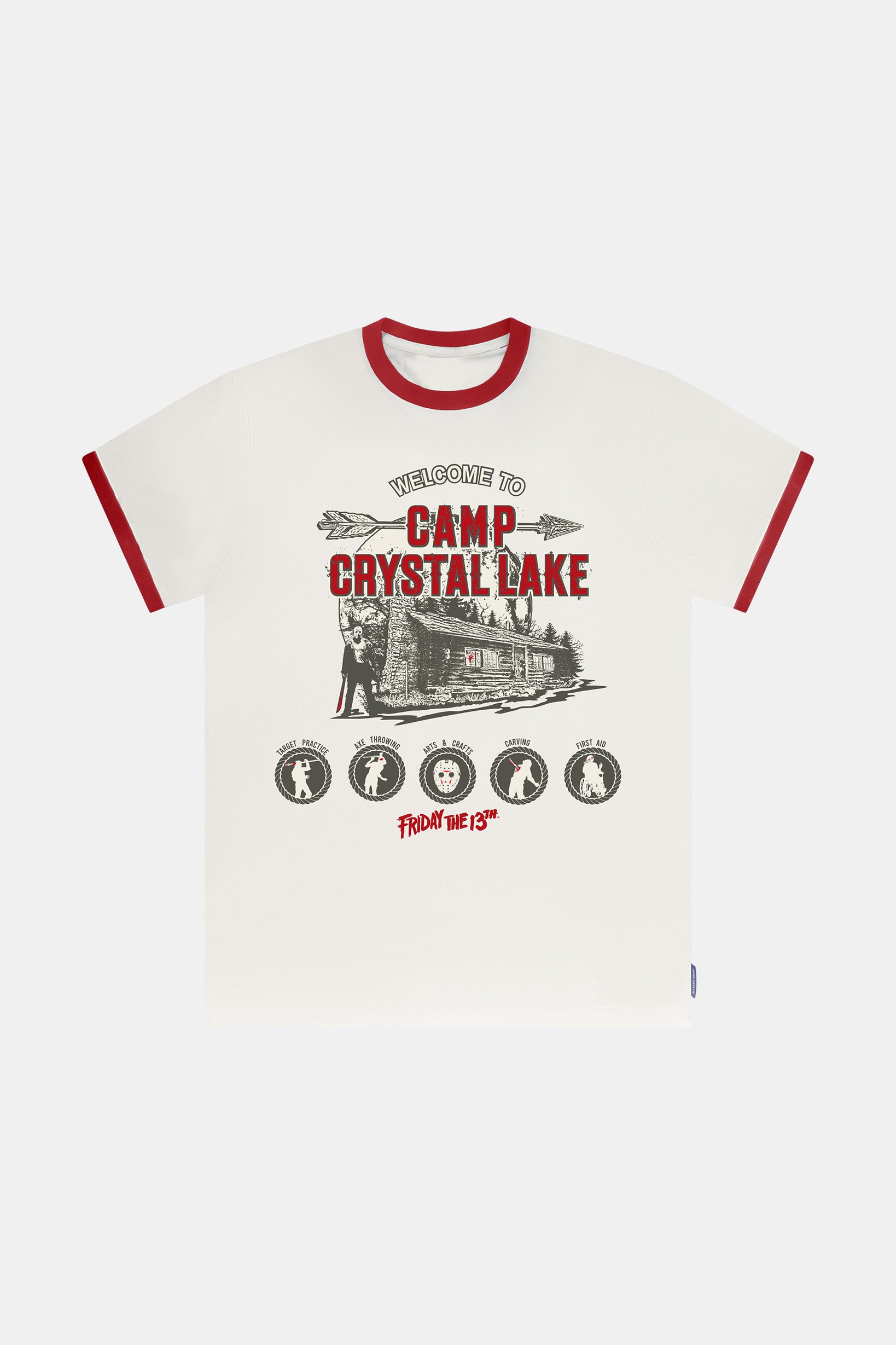 Friday the 13th Camp Crystal Lake Everyday Ringer Tee