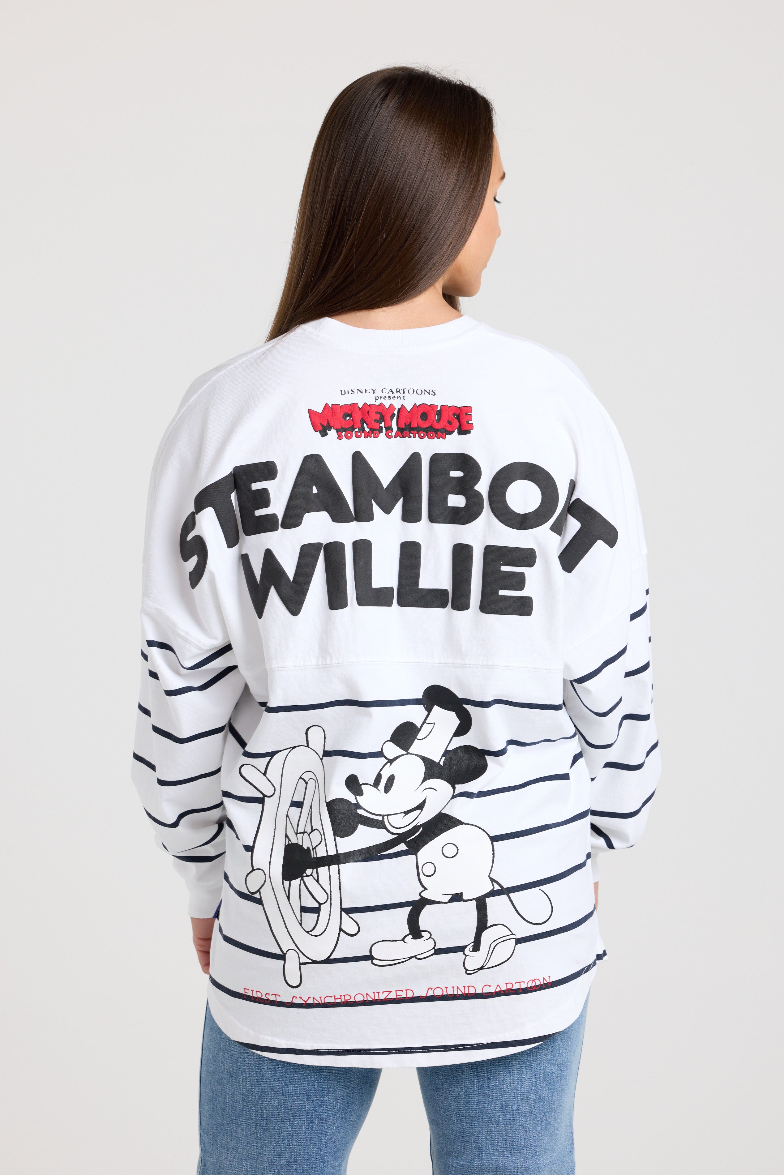 Disney's Steamboat Willie Feeder Stripe Spirit Jersey®