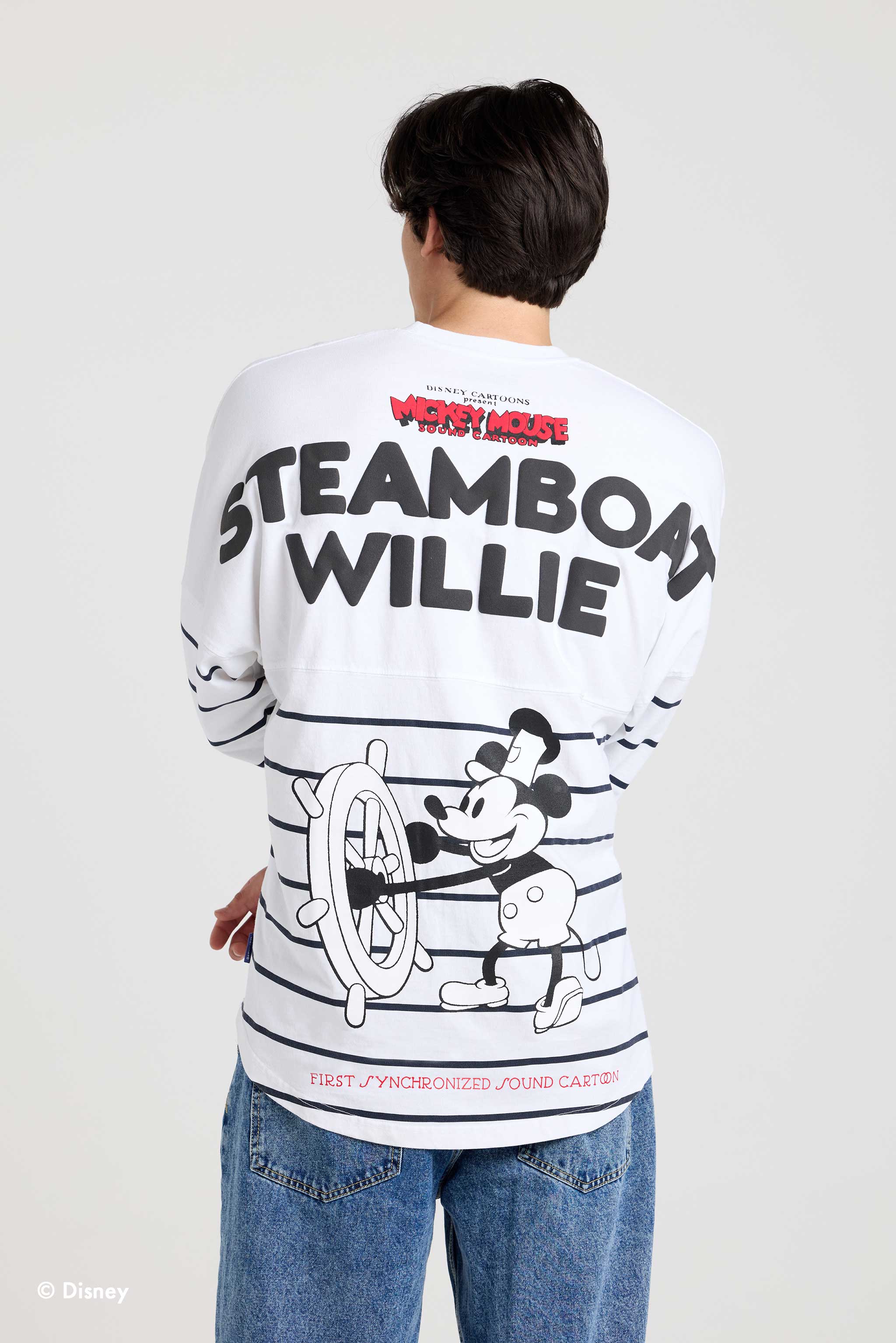 Disney's Steamboat Willie Feeder Stripe Spirit Jersey®