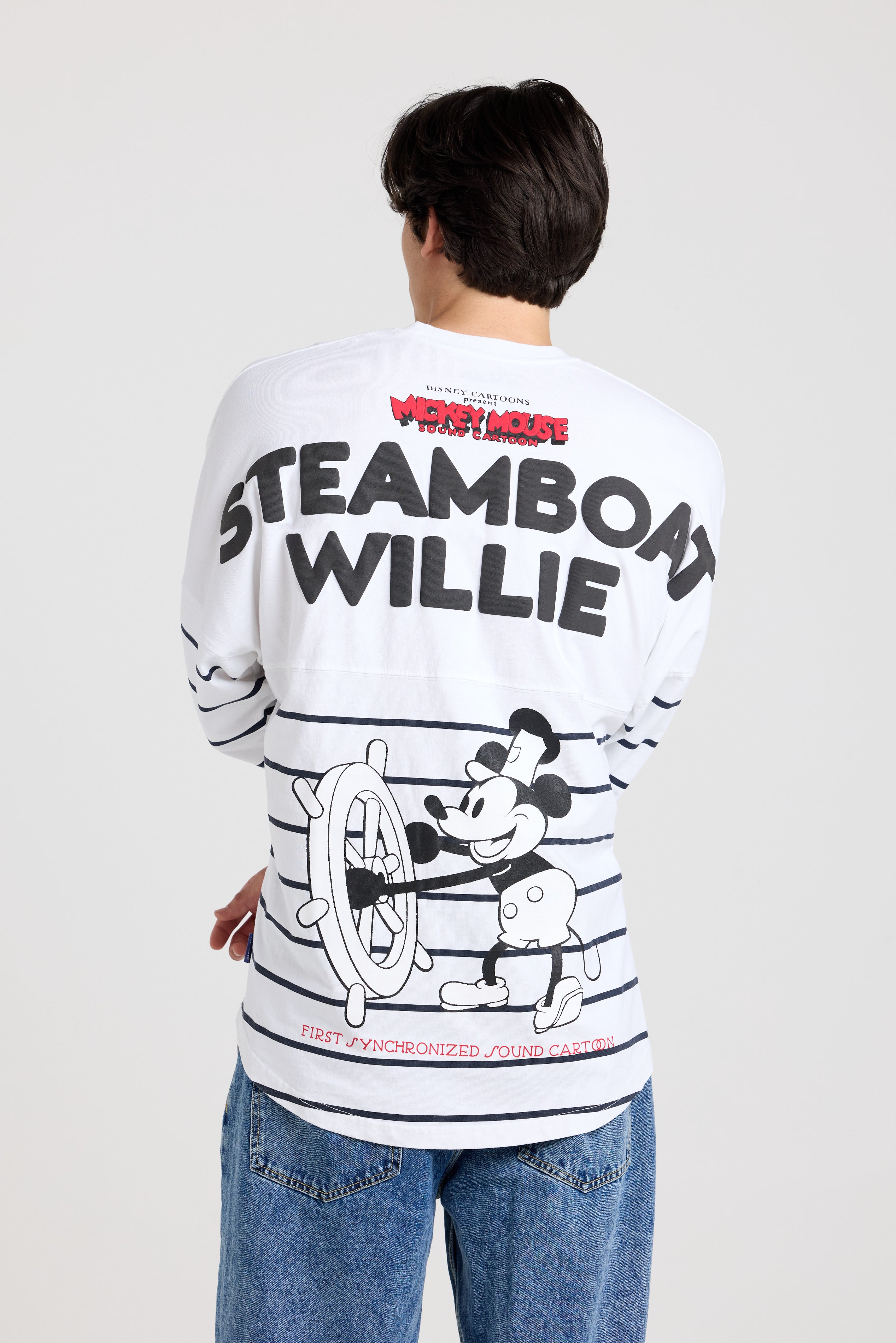 Disney's Steamboat Willie Feeder Stripe Spirit Jersey®