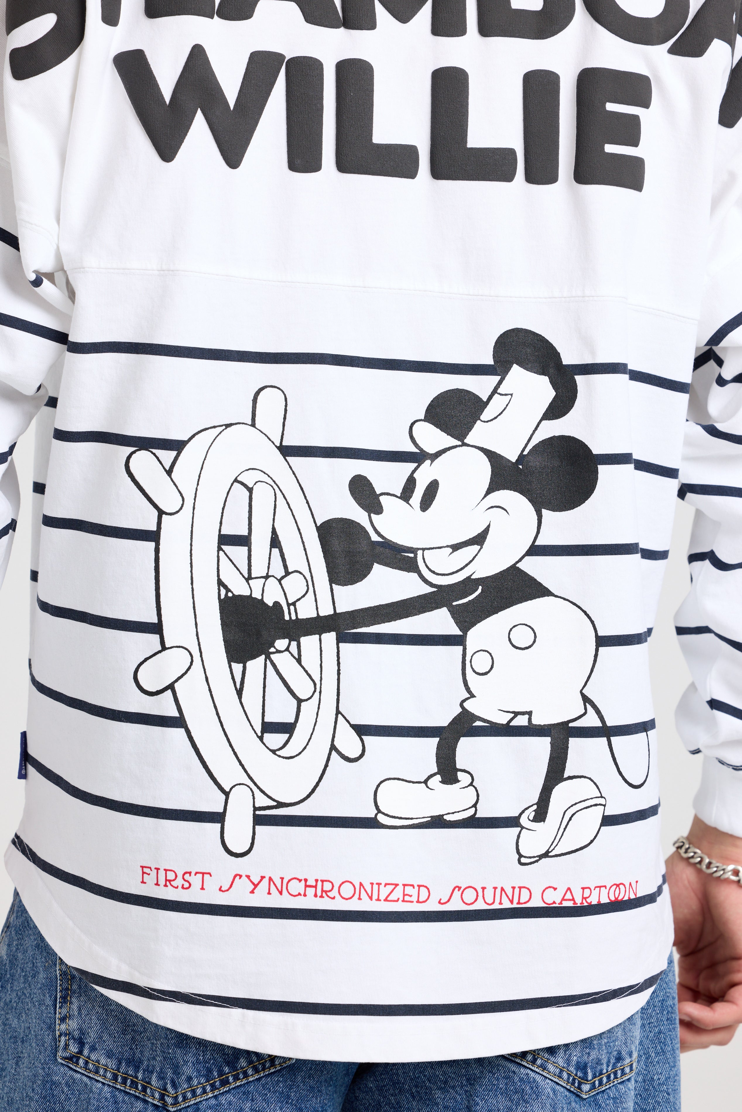 Disney's Steamboat Willie Feeder Stripe Spirit Jersey®