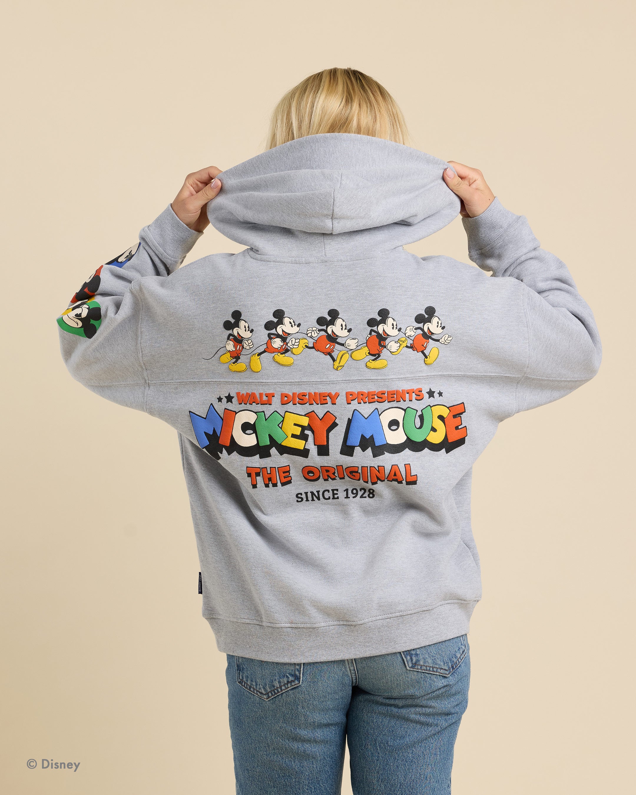 PEARLYGATES×DISNEY MICKEY コラボ セットアップ　メンズ Disney's The Original Mickey Mouse Fleece Pullover Hoodie
