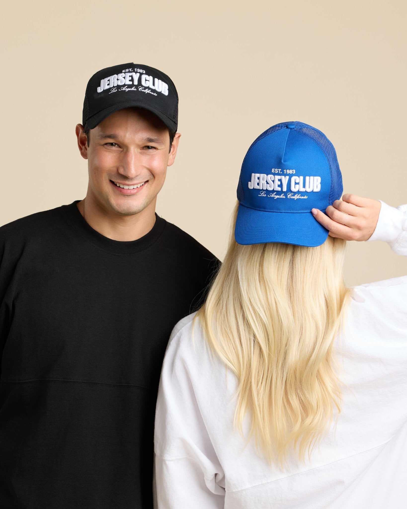 Black Jersey Club Trucker Hat 6