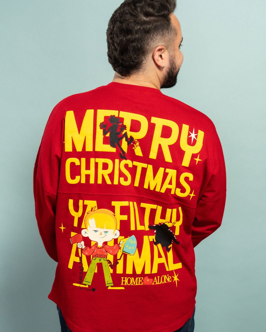 D23 Exclusive Merry Christmas You Filthy Animal Home Alone™️ Spirit Jersey® 1