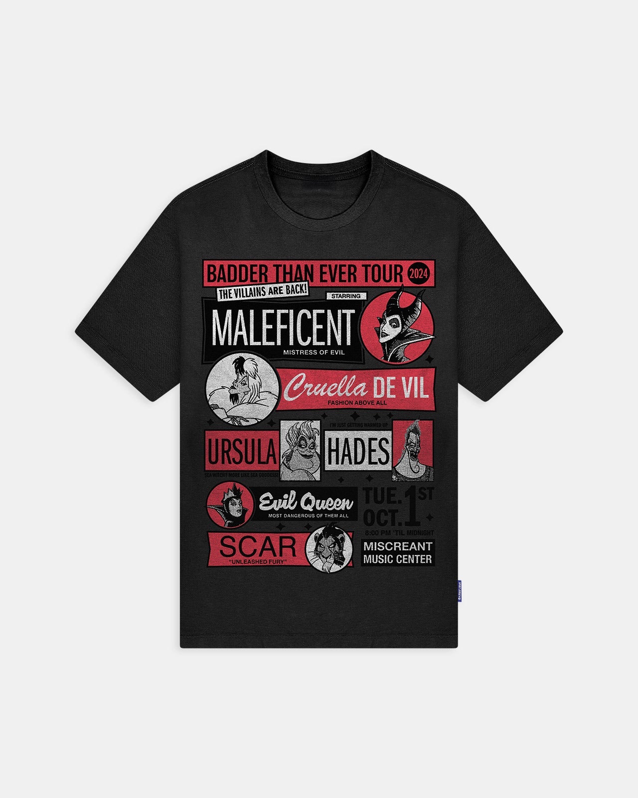 Disney Villains World Tour EverydayTee 2