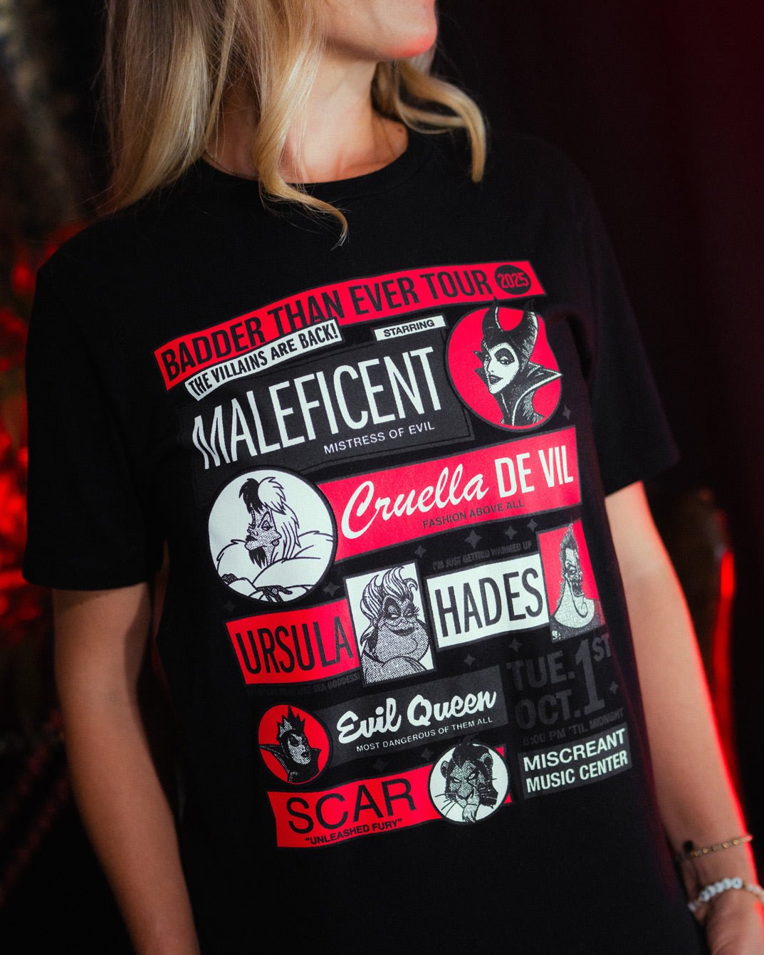 Disney Villains World Tour EverydayTee 1