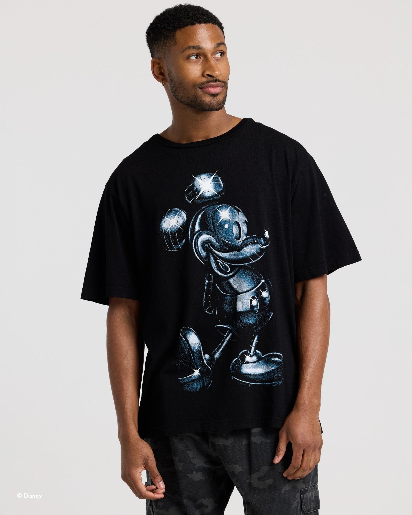 Disney's Mickey Mouse™ CHROME Overprint Relaxed Tee 2