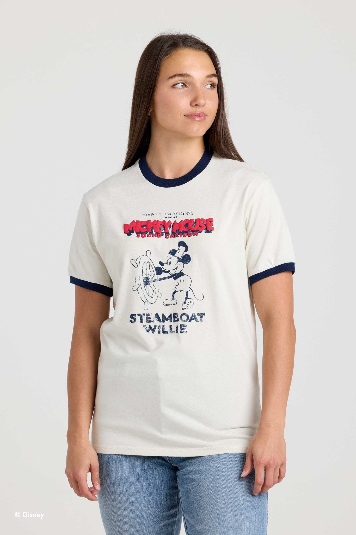 Disney's Steamboat Willie Ringer Tee 1