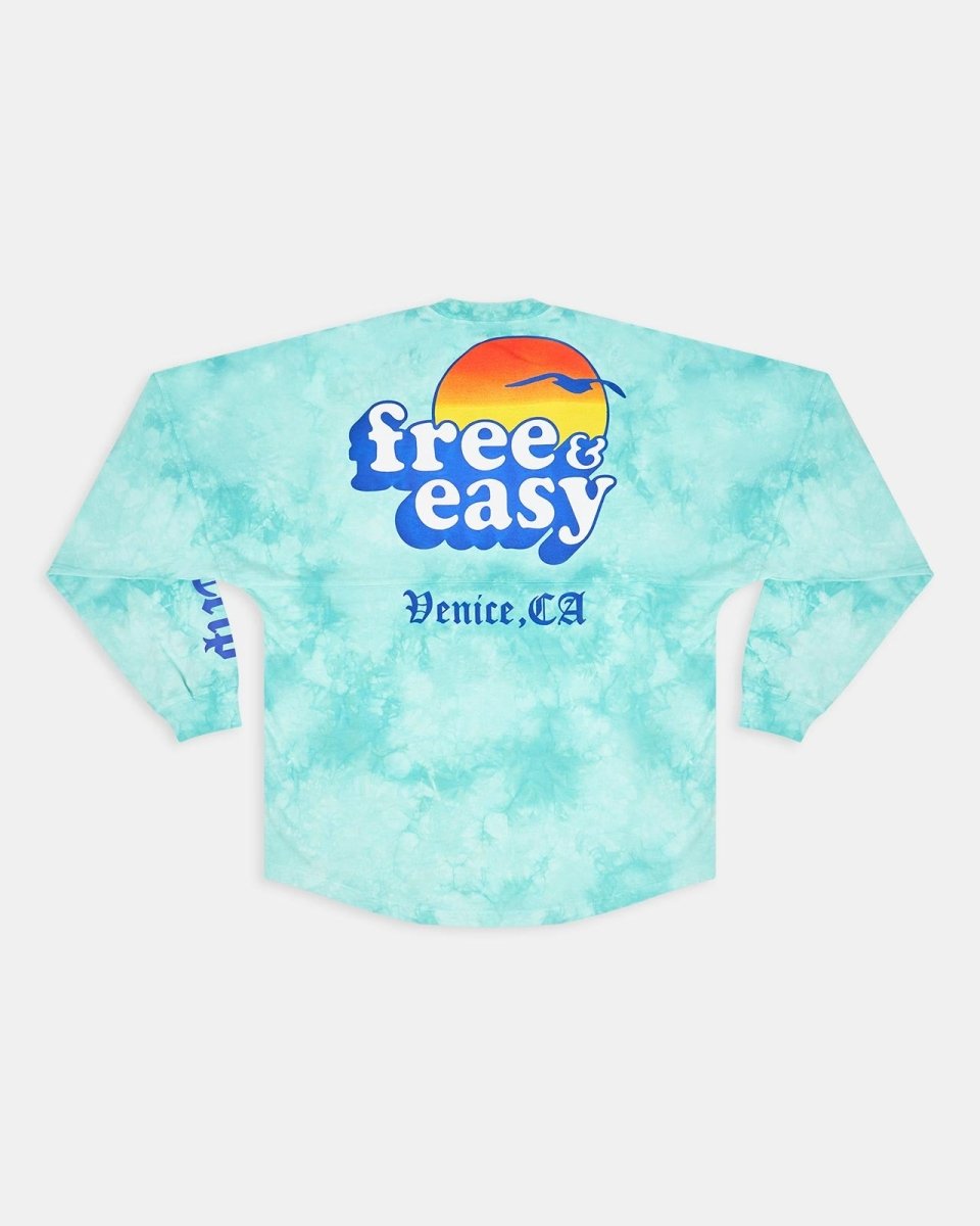 Don't Trip, Free & Easy Sea Spray Crystal Tie Dye Spirit Jersey® 1