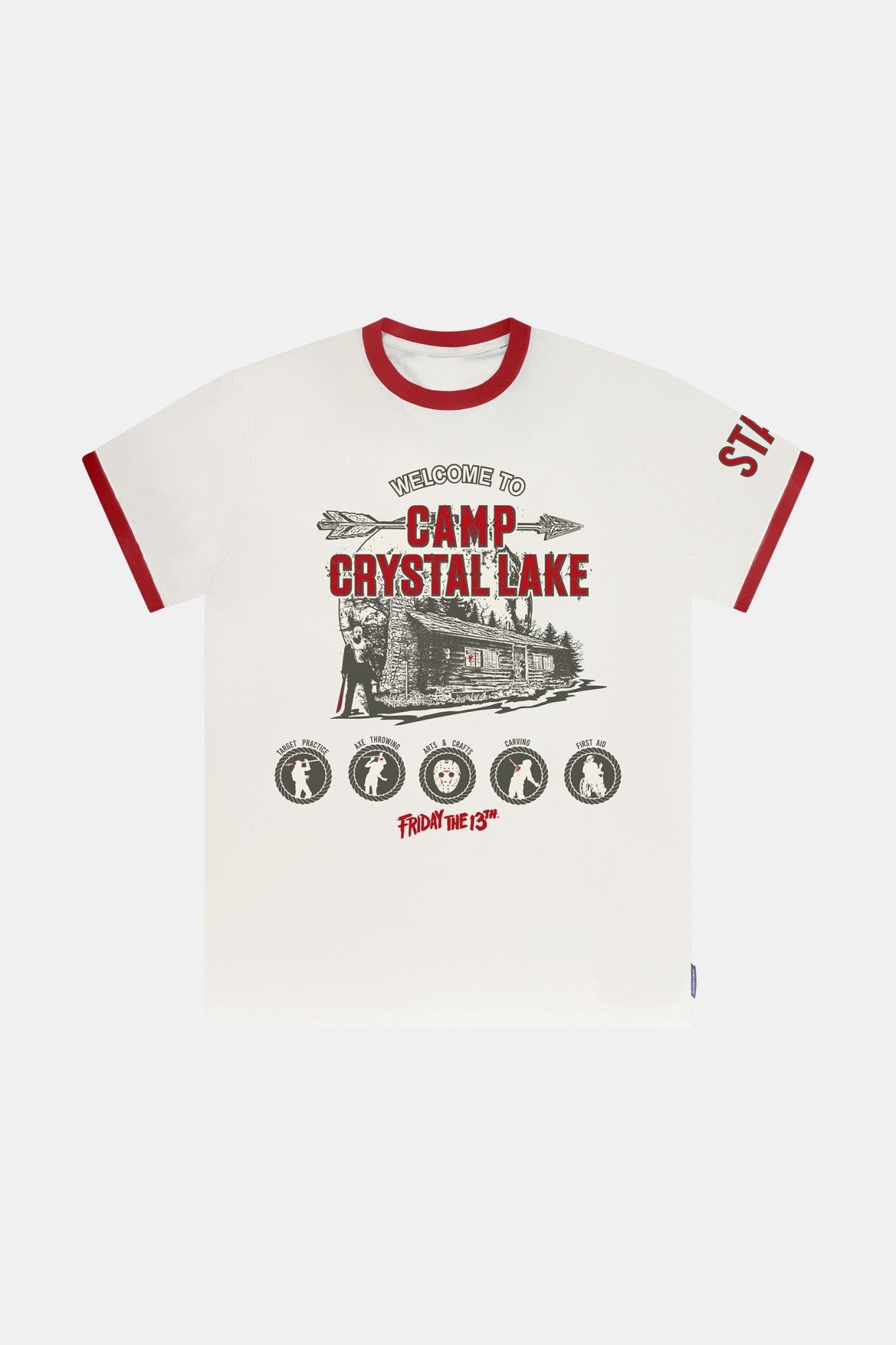 Friday the 13th Camp Crystal Lake Everyday Ringer Tee