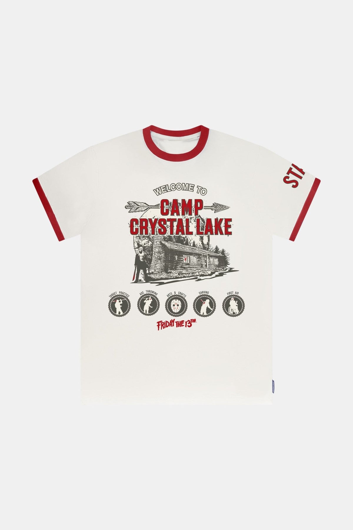 Friday the 13th Camp Crystal Lake Everyday Ringer Tee 1
