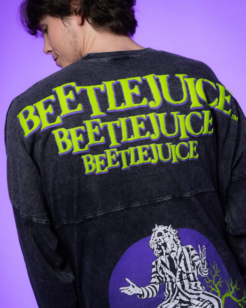 It's Show Time! BEETLEJUICE™️ Mineral Wash Spirit Jersey® 8