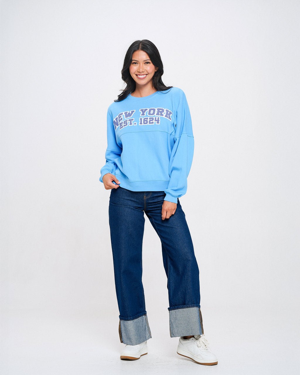 New York Est. 1624 Crew Neck Sweatshirt – Spirit Jersey®