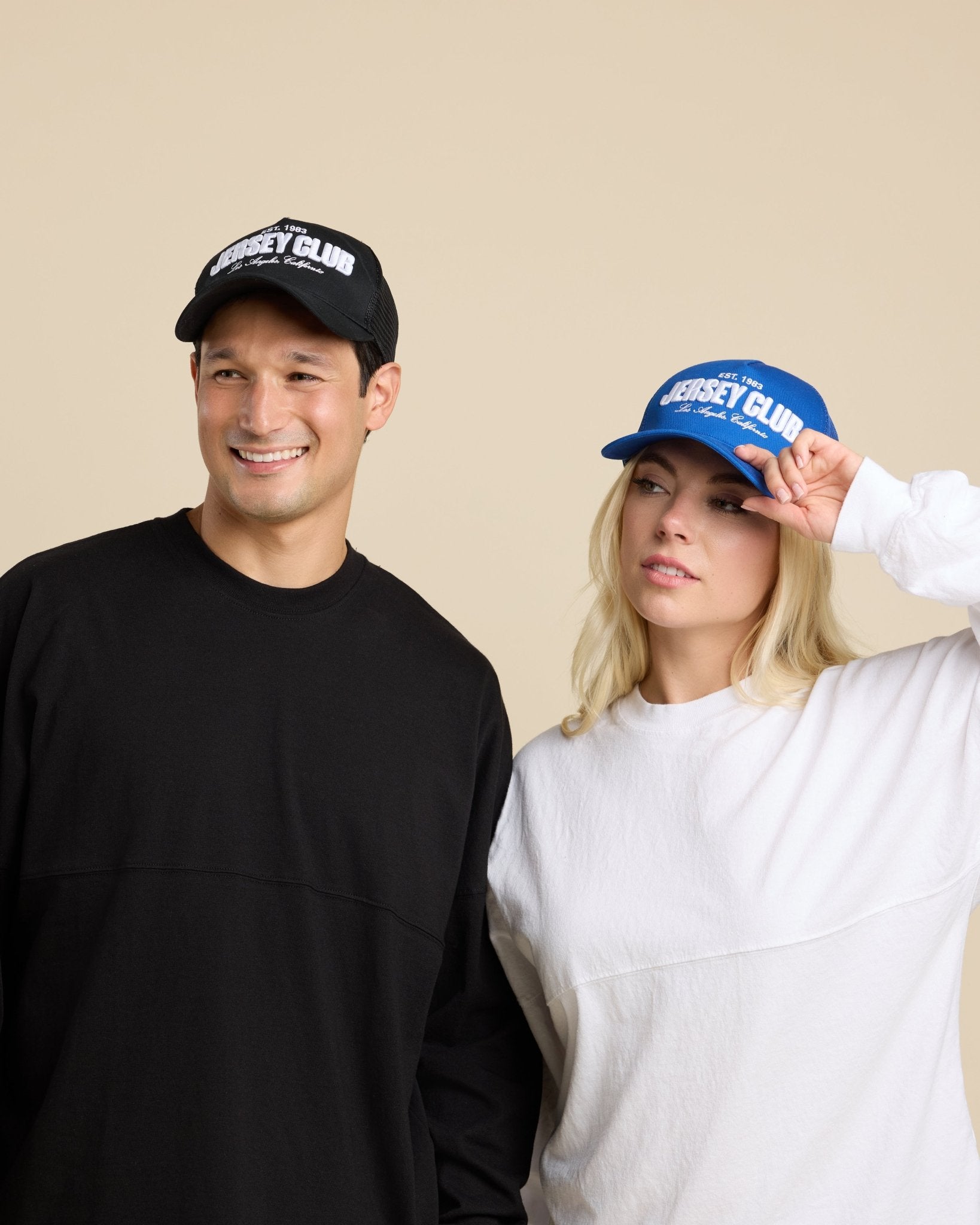 Royal Blue Jersey Club Trucker Hat 6