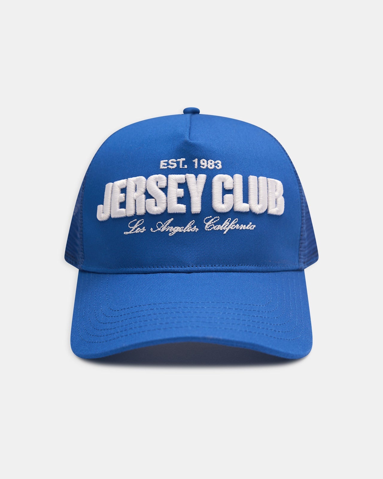 Royal Blue Jersey Club Trucker Hat 1