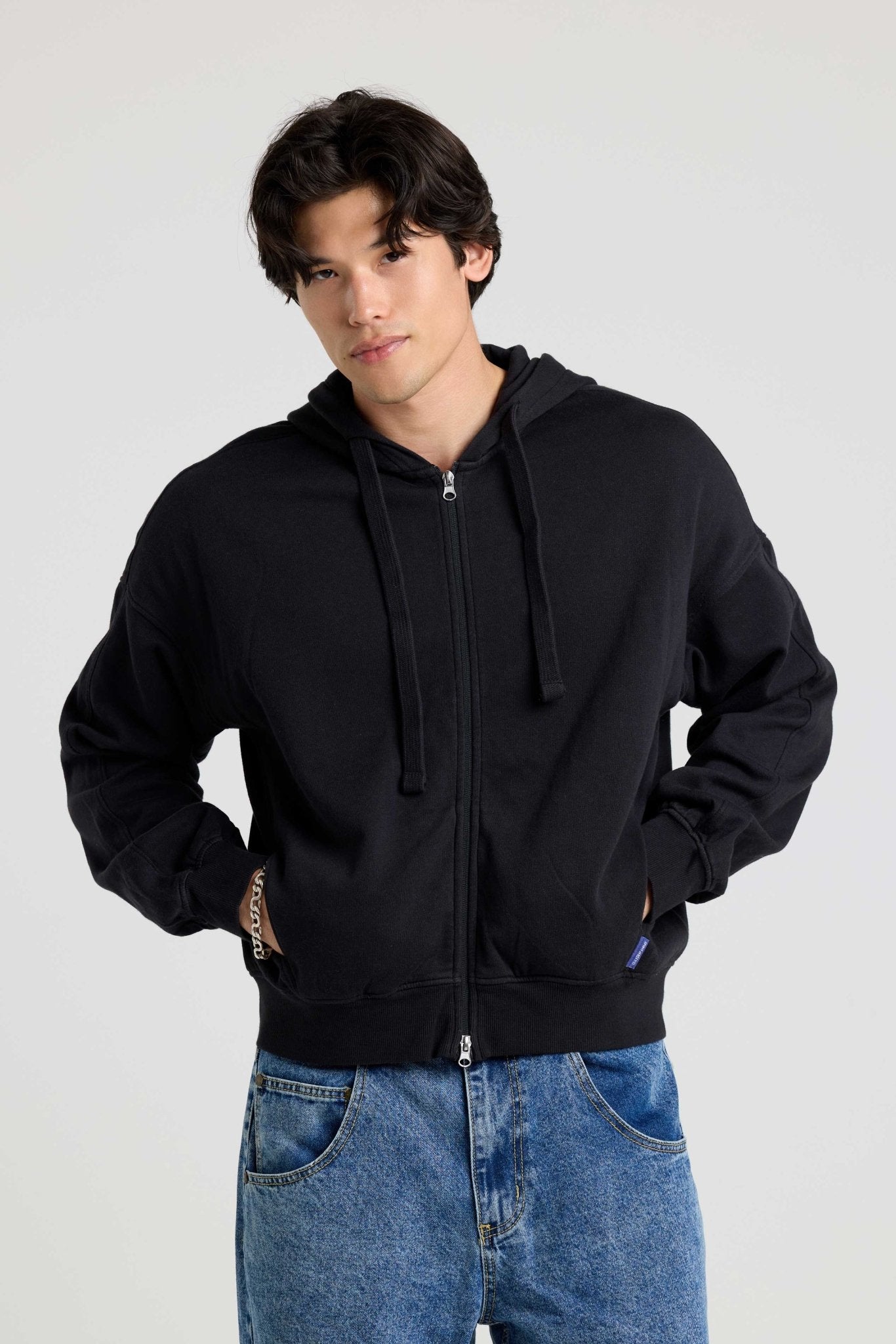 Sustainable Fleece Bubble Zip Hoodie 1