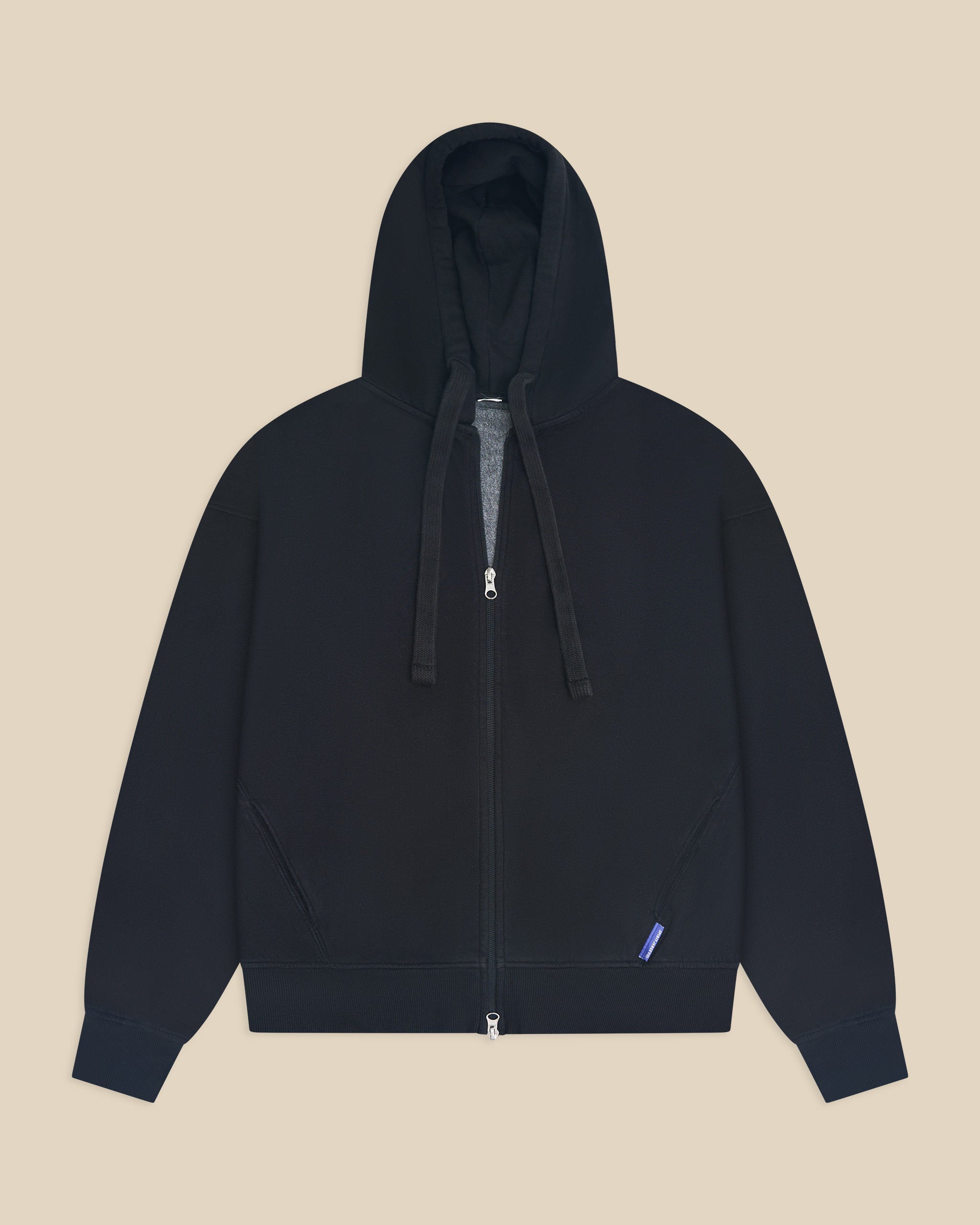 Sustainable Fleece Bubble Zip Hoodie 1
