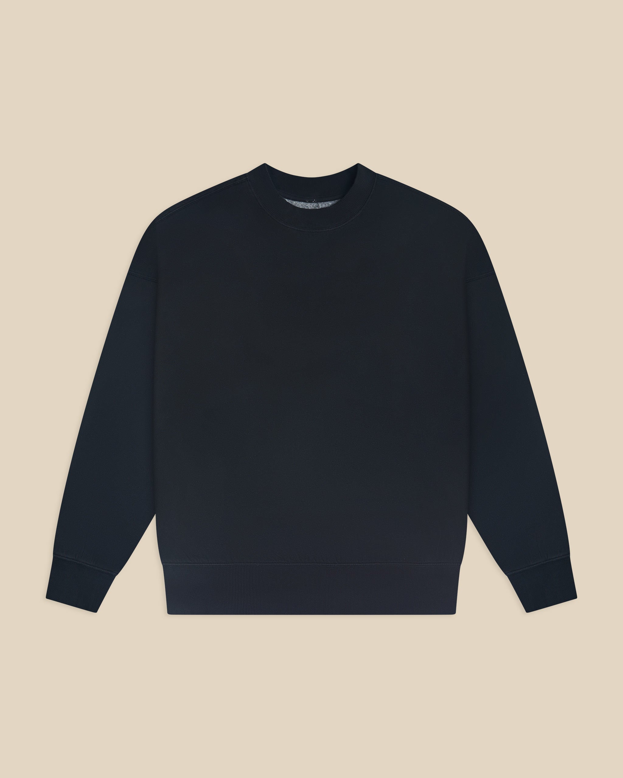 Sustainable Fleece Crew Neck Pullover Sweatshirt 1