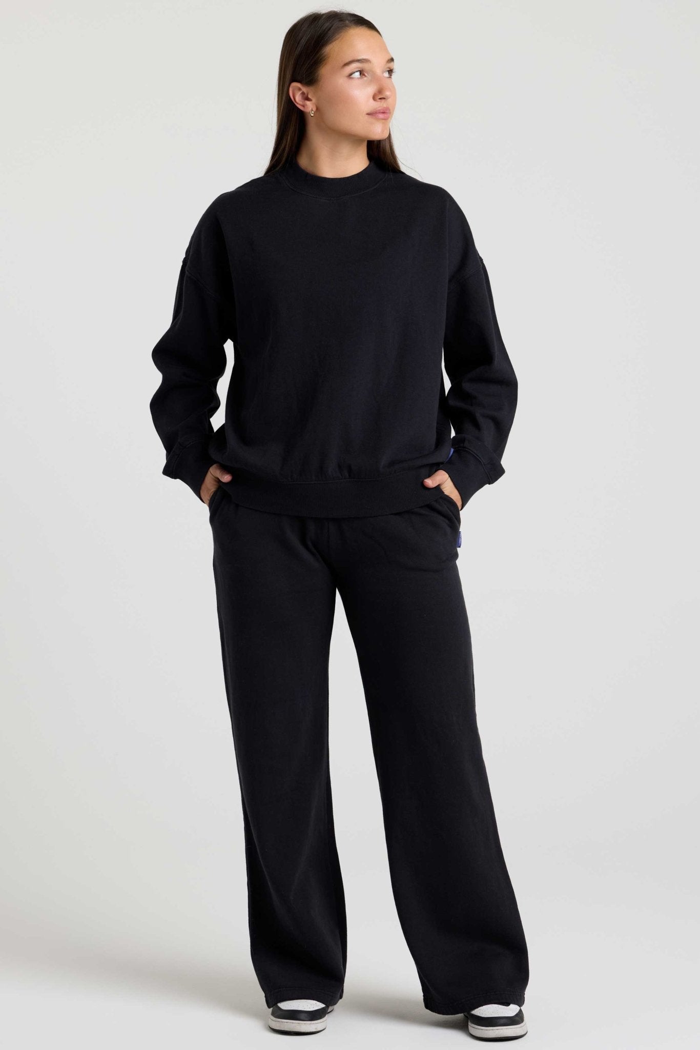 Sustainable Fleece Wide Leg Lounge Pant 2