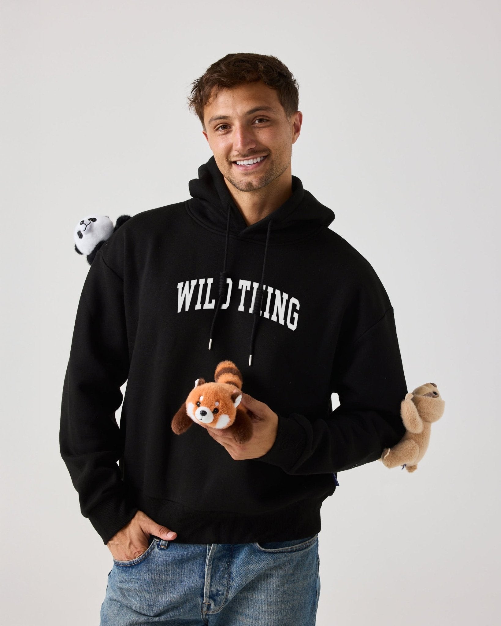 Wild Thing Cuddle Crew Snap Fleece Pullover Hoodie 1