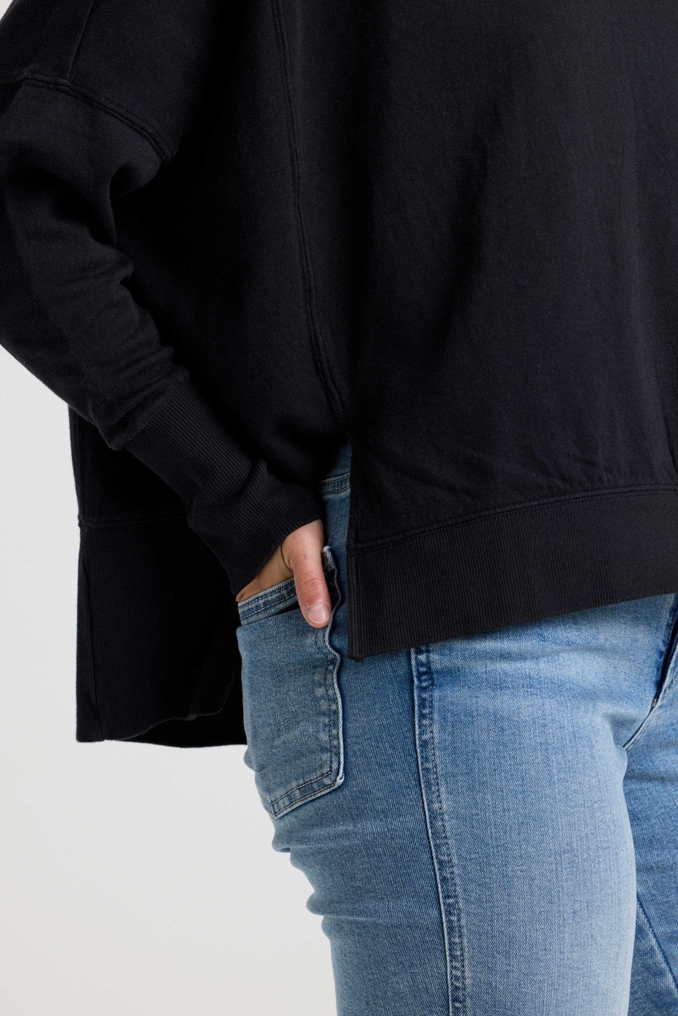 Women's Sustainable Fleece Boxy Swing Sweatshirt 5