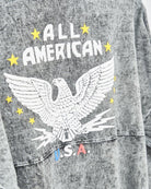 All American Vintage Black Cropped Spirit Jersey® 5