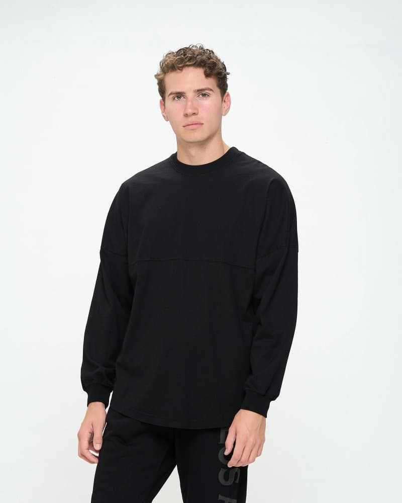 Black Core Essentials Supima Spirit Jersey® - spiritjersey.com