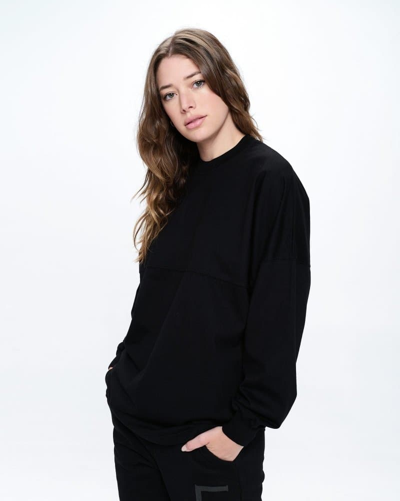 Black Core Essentials Supima Spirit Jersey® - spiritjersey.com