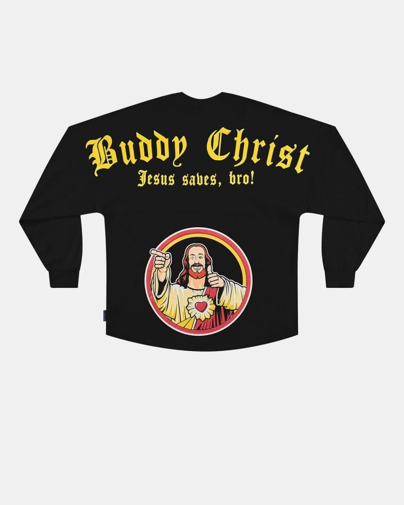 Buddy Christ - Kevin Smith × Spirit Jersey® Crew Neck - spiritjersey.com