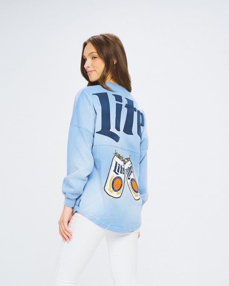 Miller lite crew neck sweatshirt hotsell
