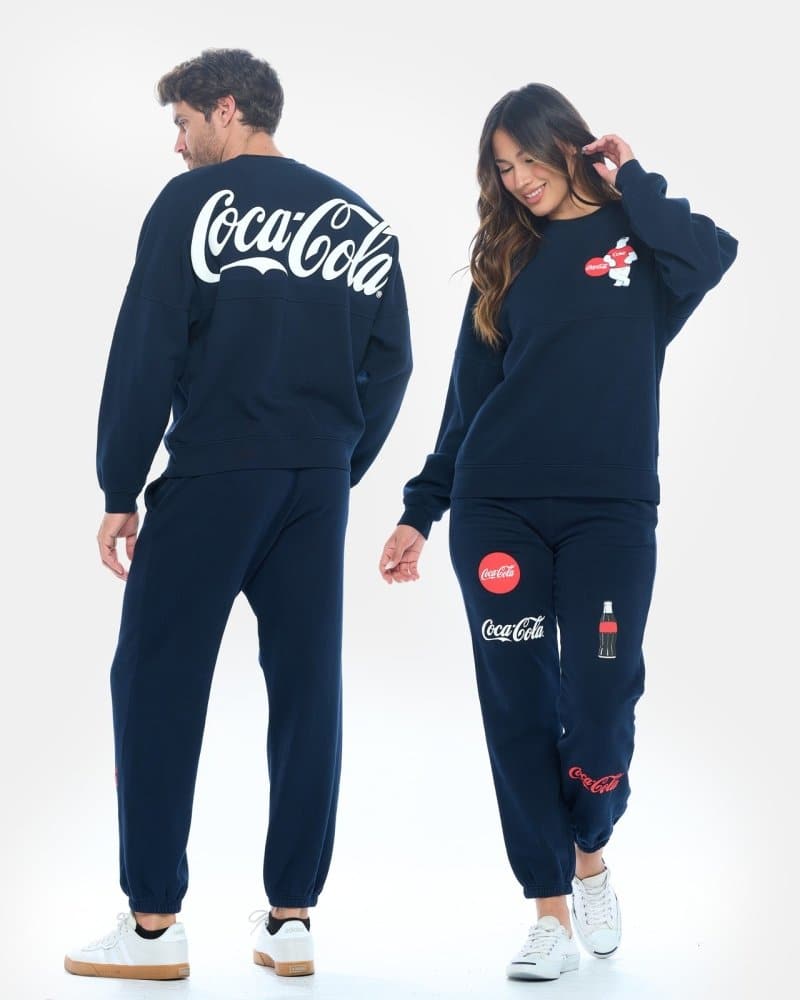 Coca-Cola® Cool Fleece Crew Neck Sweatshirt - spiritjersey.com