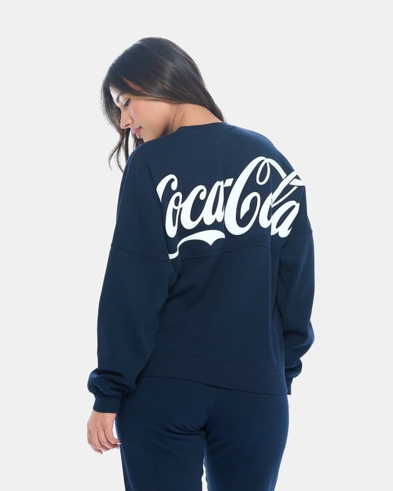 Coca-Cola® Cool Fleece Crew Neck Sweatshirt - spiritjersey.com