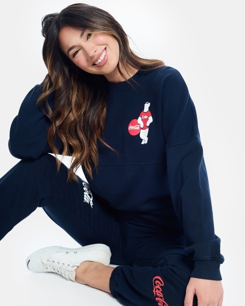 Coca-Cola® Cool Fleece Crew Neck Sweatshirt - spiritjersey.com